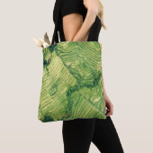 Uitzicht van groene grond tote bag (Dichtbij)