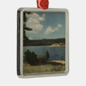 Uitzicht van Grout Bay uit Dana Point Metalen Ornament (Rechts)