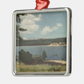 Uitzicht van Grout Bay uit Dana Point Metalen Ornament (Links)