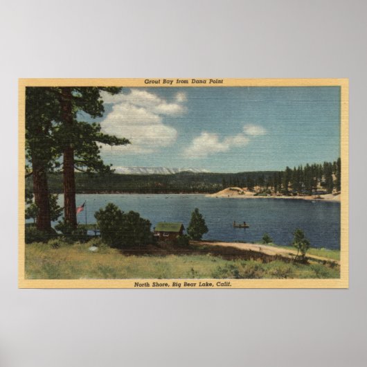 Uitzicht van Grout Bay uit Dana Point Poster (Voorkant)