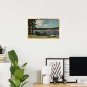 Uitzicht van Grout Bay uit Dana Point Poster (Thuiskantoor)