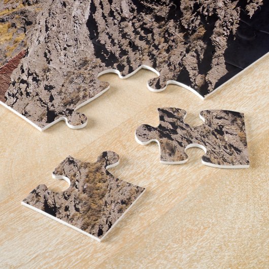 Uitzicht van Gyantse en het klooster van Palcho va Legpuzzel (Zijkant)