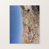 Uitzicht van Gyantse en het klooster van Palcho va Legpuzzel (Verticaal)