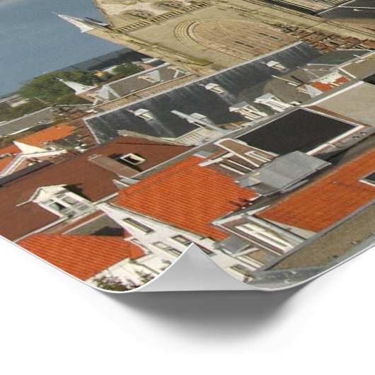 Uitzicht van Haarlem Poster Print (Hoek)