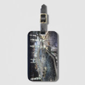 Uitzicht van Hadj-pelgrims aan de Ka'aba, Mekka Bagagelabel (Voorkant (verticaal))