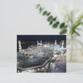 Uitzicht van Hadj-pelgrims aan de Ka'aba, Mekka Briefkaart (Staand voorkant)
