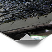 Uitzicht van Hadj-pelgrims aan de Ka'aba, Mekka Poster (Hoek)