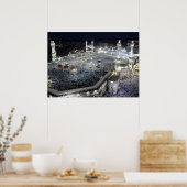 Uitzicht van Hadj-pelgrims aan de Ka'aba, Mekka Poster (Keuken)