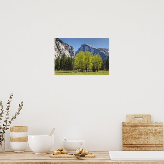 Uitzicht van Half Dome Poster (Keuken)