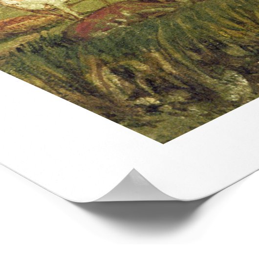 Uitzicht van Hampton Court uit het noordwesten, c. Poster (Hoek)