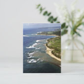 Uitzicht van Hanalei Shore - Kauai Briefkaart (Staand voorkant)