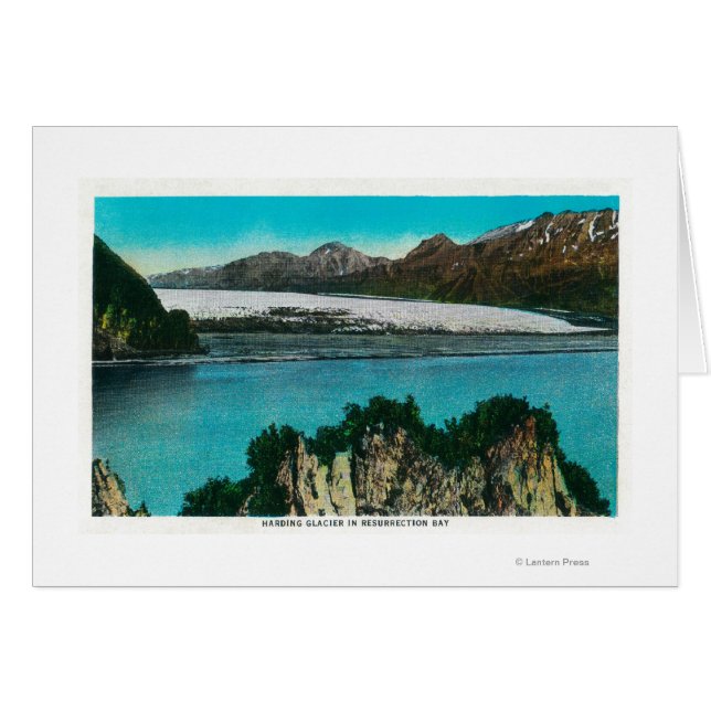 Uitzicht van Harding Glacier in Herurrection Bay (Voorkant Horizontaal)