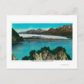 Uitzicht van Harding Glacier in Herurrection Bay Briefkaart (Voorkant)