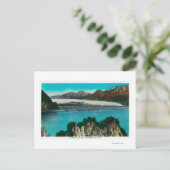 Uitzicht van Harding Glacier in Herurrection Bay Briefkaart (Staand voorkant)