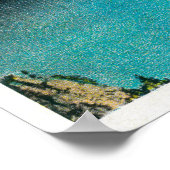 Uitzicht van Harding Glacier in Herurrection Bay Poster (Hoek)