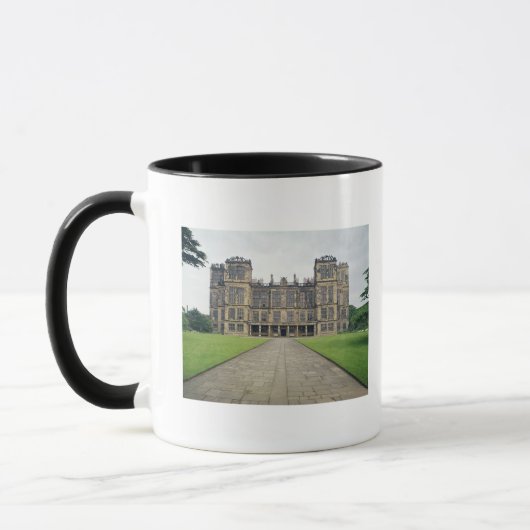Uitzicht van Hardwick Hall Mok (Links)