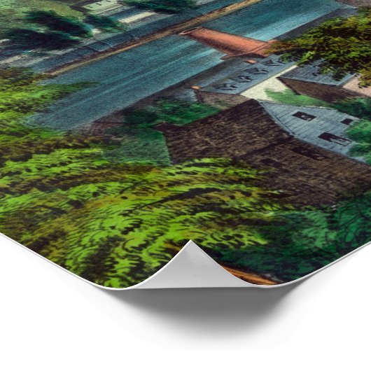 Uitzicht van Harpers Ferry, Va. -1907 Poster (Hoek)