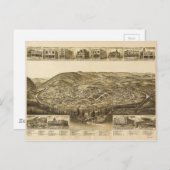 Uitzicht van Harriman, Tennessee (1892) Briefkaart (Voorkant / Achterkant)