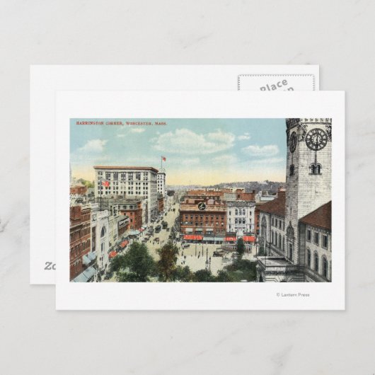 Uitzicht van Harrington Corner Briefkaart (Voorkant / Achterkant)