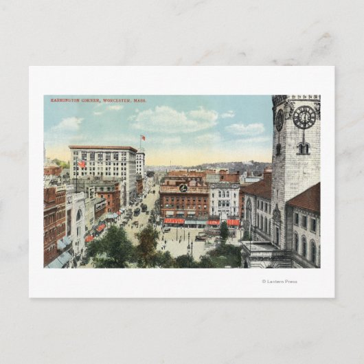 Uitzicht van Harrington Corner Briefkaart (Voorkant)