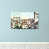 Uitzicht van Harrington Corner Canvas Afdruk (Insitu (Houten vloer))