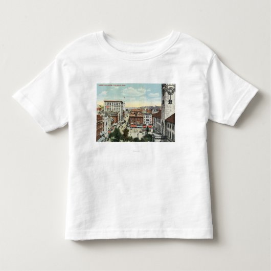 Uitzicht van Harrington Corner Kinder Shirts (Voorkant)