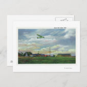 Uitzicht van Harris Hill Glider Field, Glider in Briefkaart (Voorkant / Achterkant)