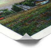 Uitzicht van Harris Hill Glider Field, Glider in Poster (Hoek)