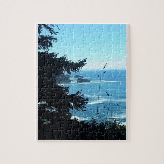 Uitzicht van Hart's Cove, Oregon Coast Legpuzzel (Verticaal)
