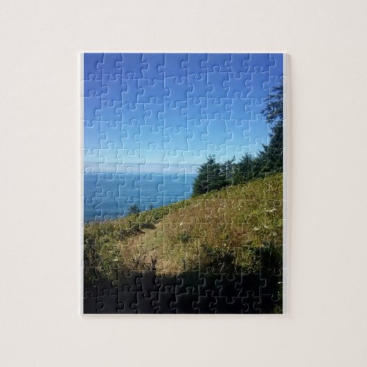 Uitzicht van Hart's Cove Trail, Oregon Coast Legpuzzel (Verticaal)