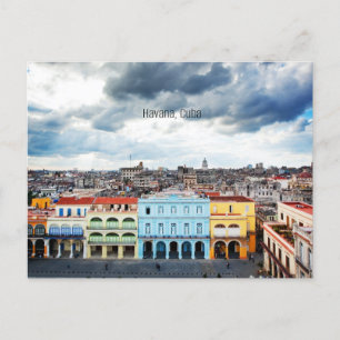 Uitzicht van Havana, Cuba Briefkaart