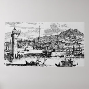 Uitzicht van Havana Poster
