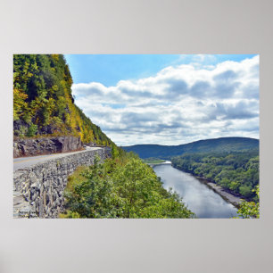 Uitzicht van Hawk's Nest Highway Poster