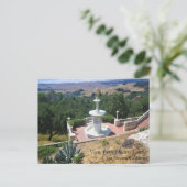 Uitzicht van Hearst Castle, San Simeon, Californië Briefkaart (Staand voorkant)