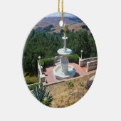 Uitzicht van Hearst Castle, San Simeon, Californië Keramisch Ornament (Rechts)