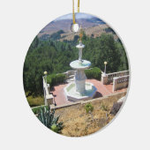 Uitzicht van Hearst Castle, San Simeon, Californië Keramisch Ornament (Links)