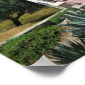 Uitzicht van Hearst Castle, San Simeon, Californië Poster (Hoek)