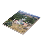 Uitzicht van Hearst Castle, San Simeon, Californië Tegeltje (Zijkant)