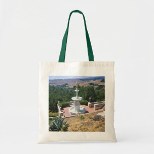 Uitzicht van Hearst Castle, San Simeon, Californië Tote Bag