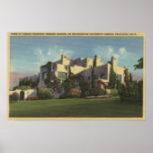 Uitzicht van Herbert Hoover's Home, Stanford U. Poster (Voorkant)