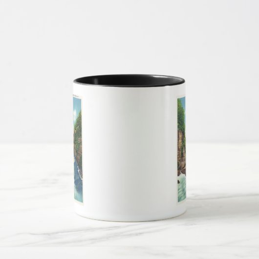 Uitzicht van Herfst Creek Gorge Mok (Midden)