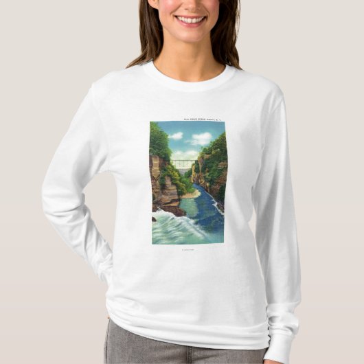 Uitzicht van Herfst Creek Gorge T-shirt (Voorkant)