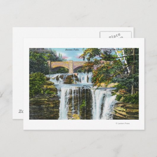 Uitzicht van Herfsten van hennen Briefkaart (Voorkant / Achterkant)