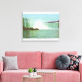 Uitzicht van Herfsten van Hoefijzers Canvas Afdruk (Insitu (Woonkamer))