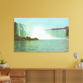 Uitzicht van Herfsten van Hoefijzers Canvas Afdruk (Insitu (Woonkamer))