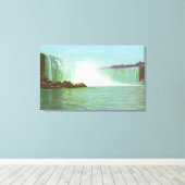 Uitzicht van Herfsten van Hoefijzers Canvas Afdruk (Insitu (Houten vloer))