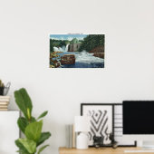 Uitzicht van Herfsten van regenboog en Hoefijzer Poster (Thuiskantoor)