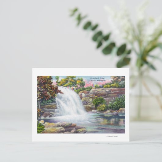 Uitzicht van Herfsten van Shinglekill Briefkaart (Staand voorkant)