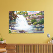 Uitzicht van Herfsten van Shinglekill Canvas Afdruk (Insitu (Woonkamer))