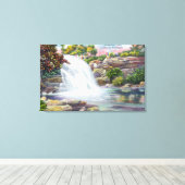 Uitzicht van Herfsten van Shinglekill Canvas Afdruk (Insitu (Houten vloer))